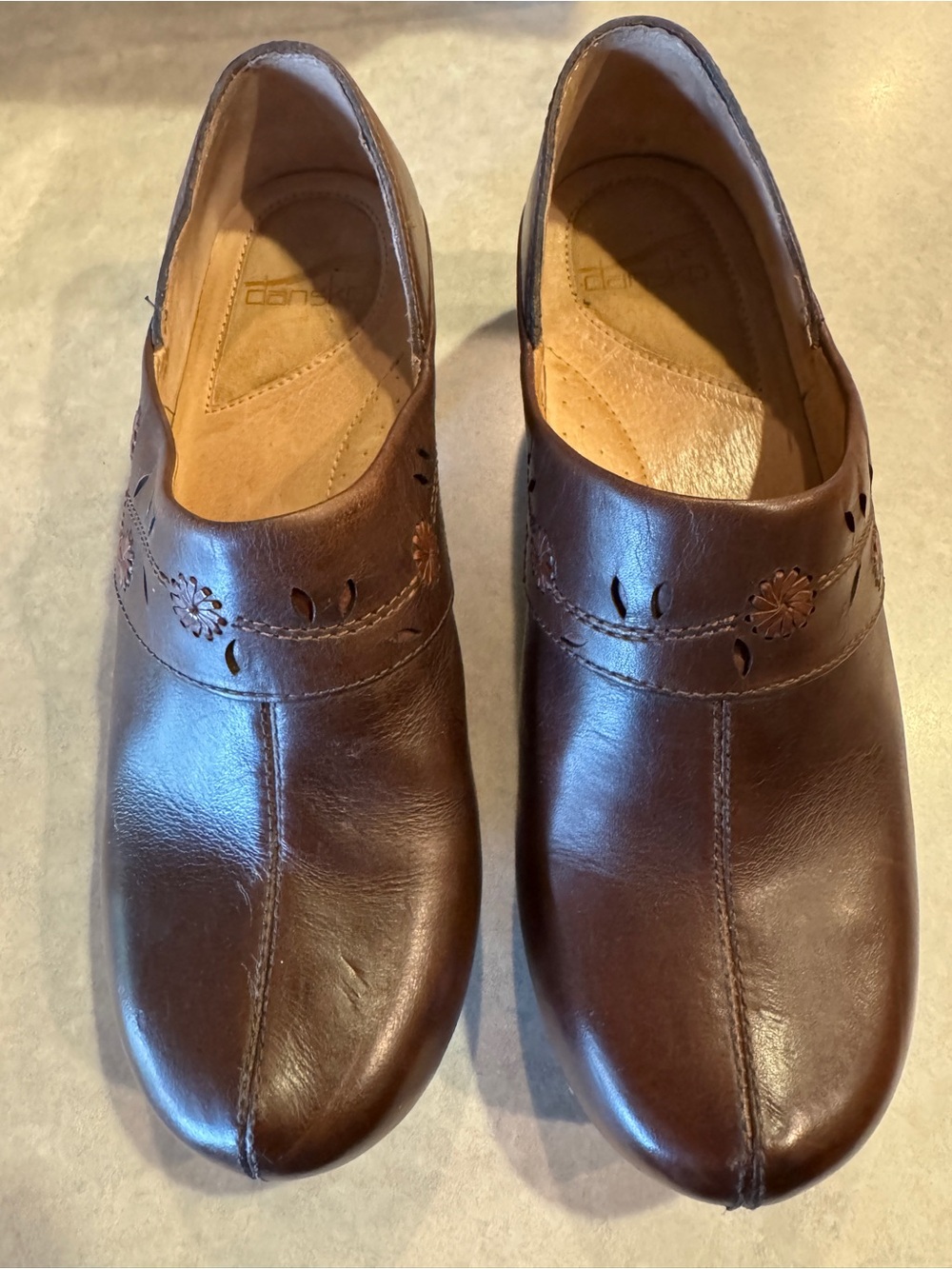 Dansko 39 Leather Slip-On Shoes